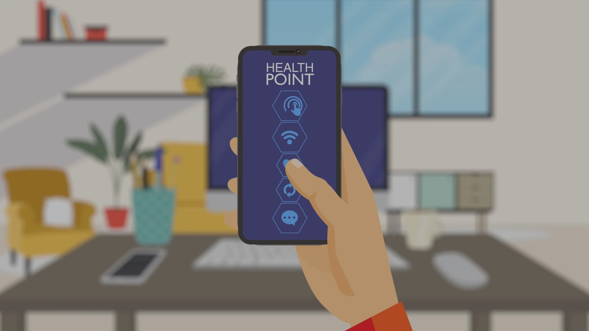 Guarda video di animazione<br>e scopri come la telemedicina sta trasformando<br>il benessere delle comunità montane.